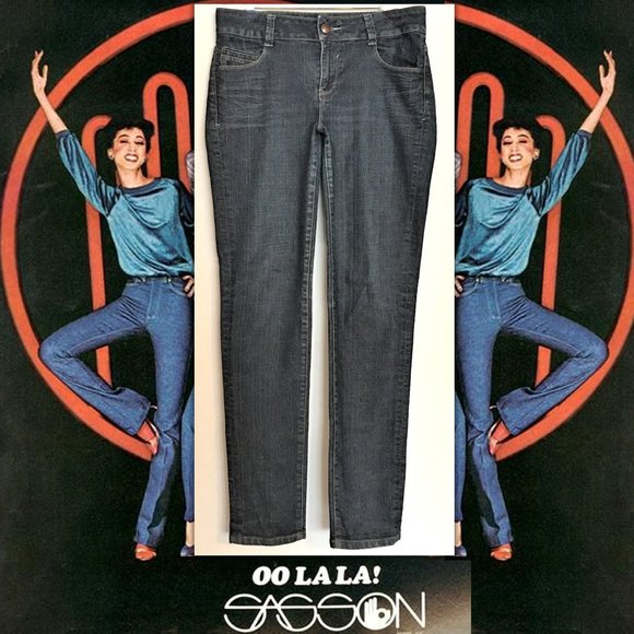 Sasson Jeans Denim - Vintage 80's SASSON "Skinny Leg Shuffle" Jeans